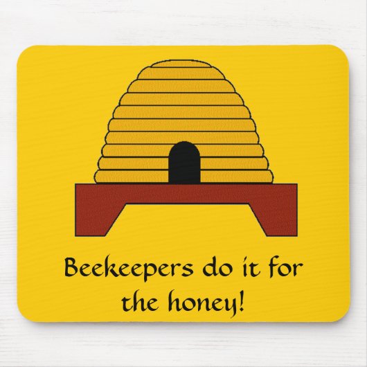 Mousepad - De imkers doen het voor de Honing! Muismat (Voorkant)