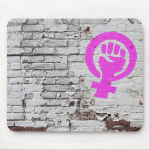 Mousepad, de krachtmuur van vrouwen muismat