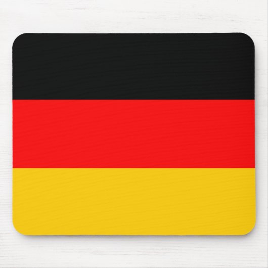 Mousepad Deutschland Fahne Muismat (Voorkant)