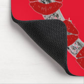 Mousepad Diamond Heart Kisses Muismat (Hoek)