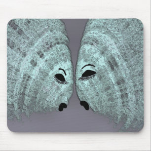 Mousepad, digitale vis muismat