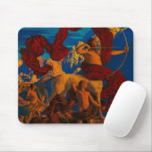Mousepad door Maxfield Parrish Muismat (Met muis)