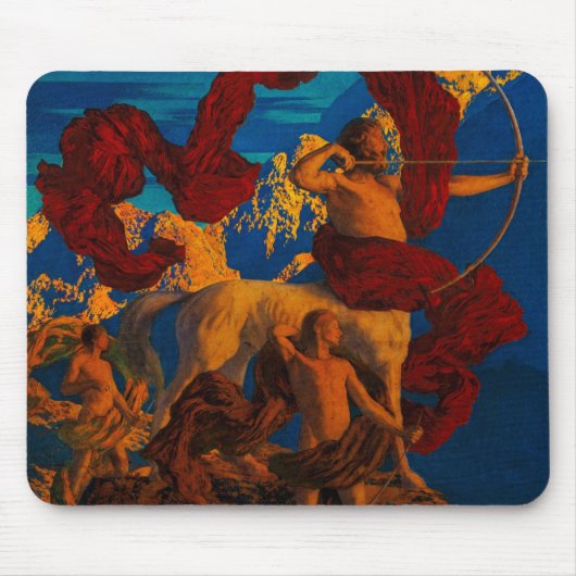 Mousepad door Maxfield Parrish Muismat (Voorkant)