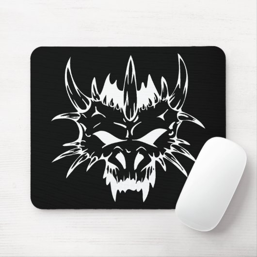 Mousepad - Drakenschedel Muismat (Met muis)