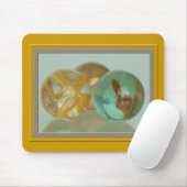 Mousepad - Drie Marbles Muismat (Met muis)