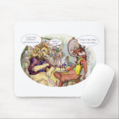 Mousepad - Drie vrienden en een fles wijn Muismat (Met muis)