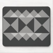 Mousepad - Driehoekspatroon in uw kleur Muismat (Voorkant)