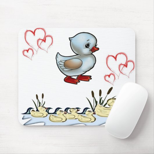 Mousepad Duck Muismat (Met muis)
