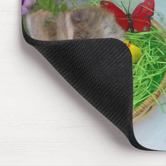 Mousepad Easter Rabbits Design Muismat (Hoek)