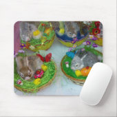 Mousepad Easter Rabbits Design Muismat (Met muis)