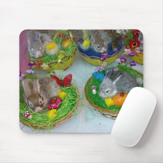 Mousepad Easter Rabbits Design Muismat (Met muis)