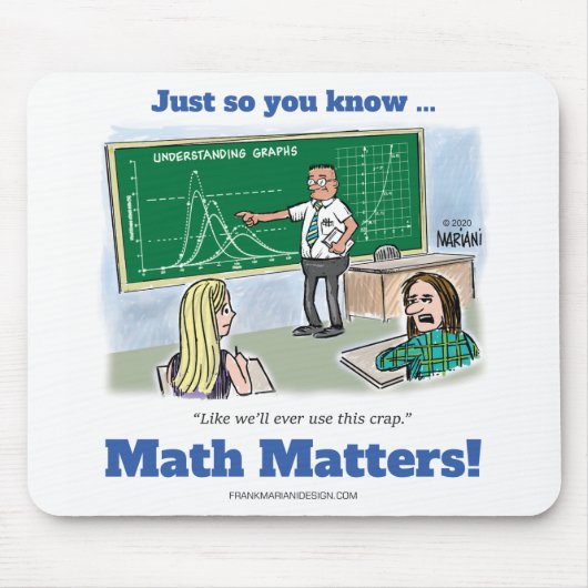 Mousepad - Edgy Caption Muismat (Voorkant)