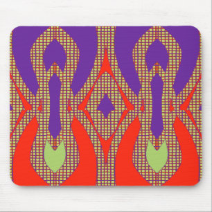 Mousepad, Een elegant meerkleurig klassiek ontwerp Muismat