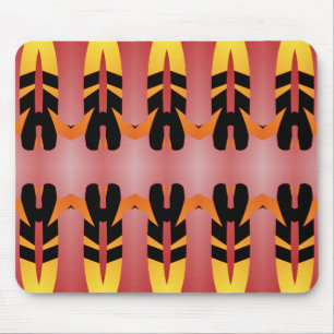Mousepad, Een elegant meerkleurig klassiek ontwerp Muismat