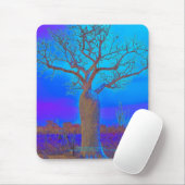 Mousepad - Elegant Blue Boab-boom. Muismat (Met muis)