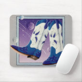 Mousepad - Elektrische Slide Cowboy Boots Muismat (Met muis)