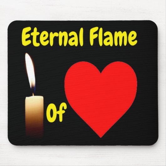 Mousepad Eternal Flame of Love Muismat (Voorkant)