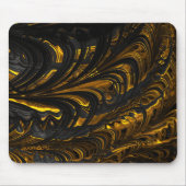 Mousepad - F1488 "Black Gold Flow" 1 Muismat (Voorkant)