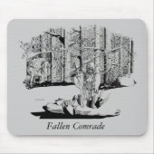 Mousepad - Fallen Comrade Muismat (Voorkant)