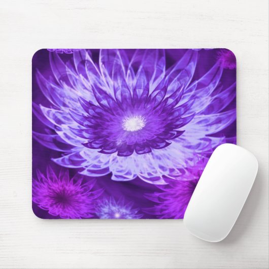 Mousepad Fantasy Flowers Paars Muismat (Met muis)