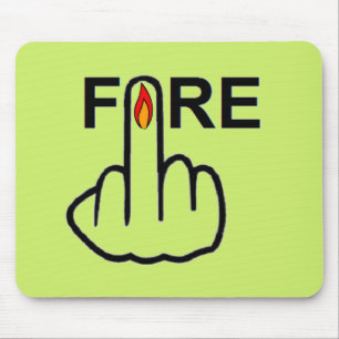 Mousepad Fire Flip Muismat