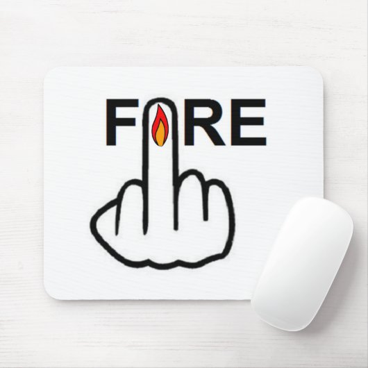 Mousepad Fire Flip Muismat (Met muis)