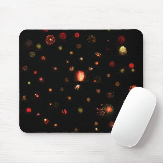 Mousepad - Fireworks Muismat (Met muis)