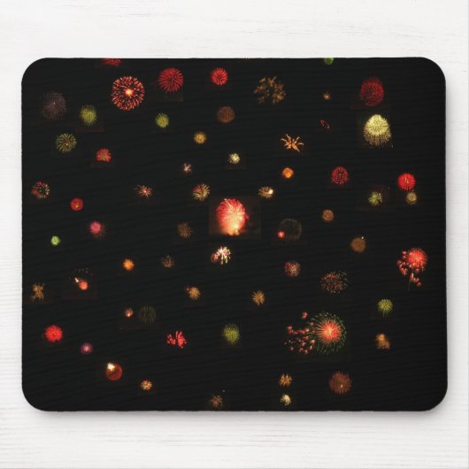 Mousepad - Fireworks Muismat (Voorkant)