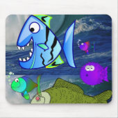 Mousepad Fish Muismat (Voorkant)
