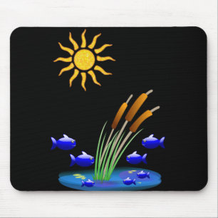 Mousepad Fish Muismat
