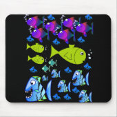 Mousepad Fish Muismat (Voorkant)