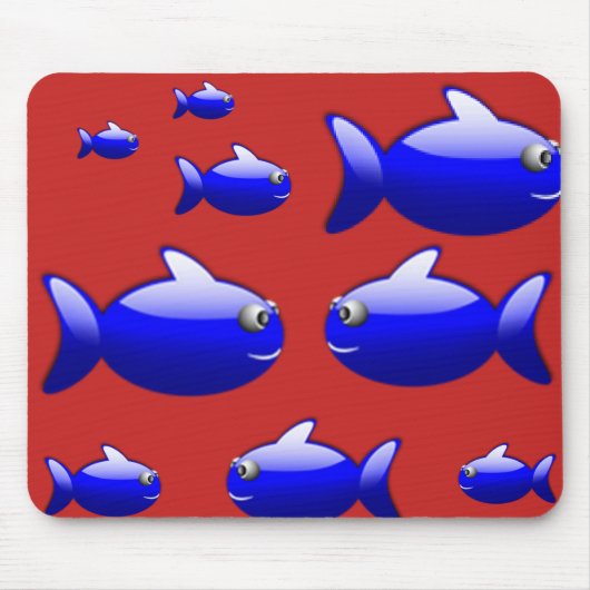Mousepad Fish Muismat (Voorkant)