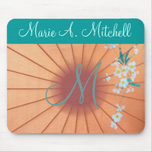 Mousepad ~ Floral : Monogram Muismat
