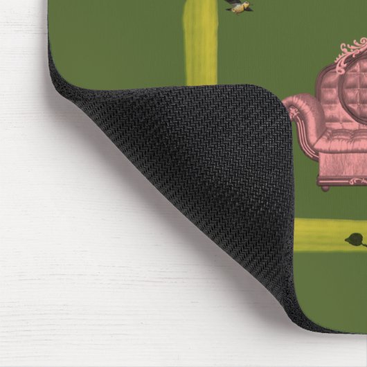 Mousepad Floral Muismat (Hoek)