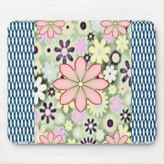 Mousepad Floral Muismat (Voorkant)