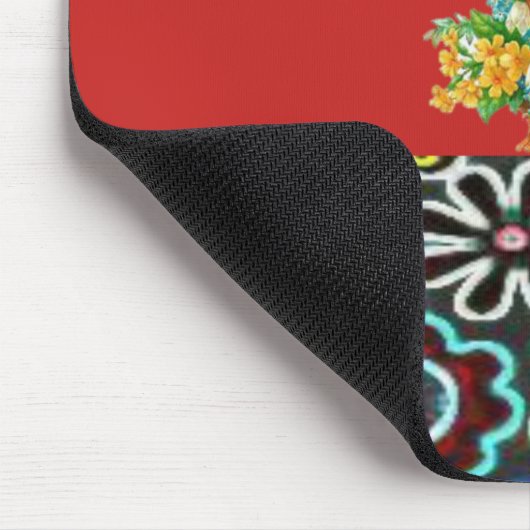 Mousepad Floral Muismat (Hoek)