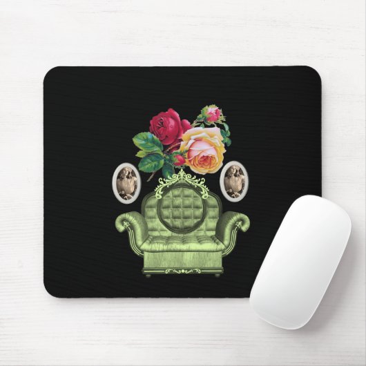 Mousepad Floral Muismat (Met muis)