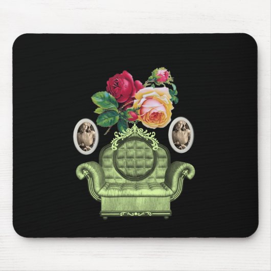 Mousepad Floral Muismat (Voorkant)