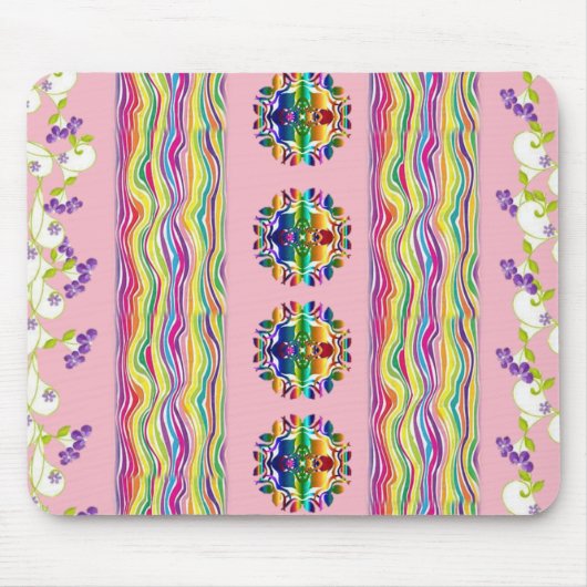 Mousepad Floral Muismat (Voorkant)