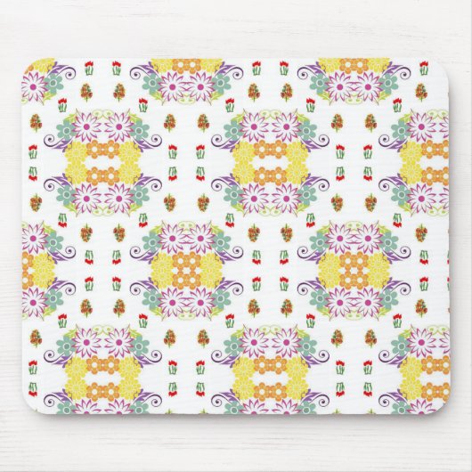 Mousepad Floral Muismat (Voorkant)