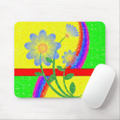 Mousepad Floral Muismat (Met muis)