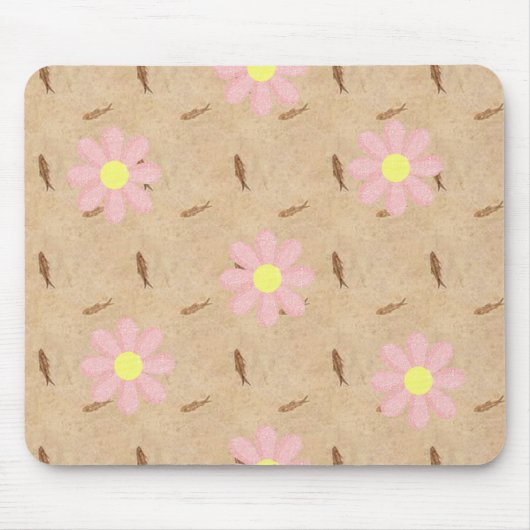 Mousepad Floral Muismat (Voorkant)