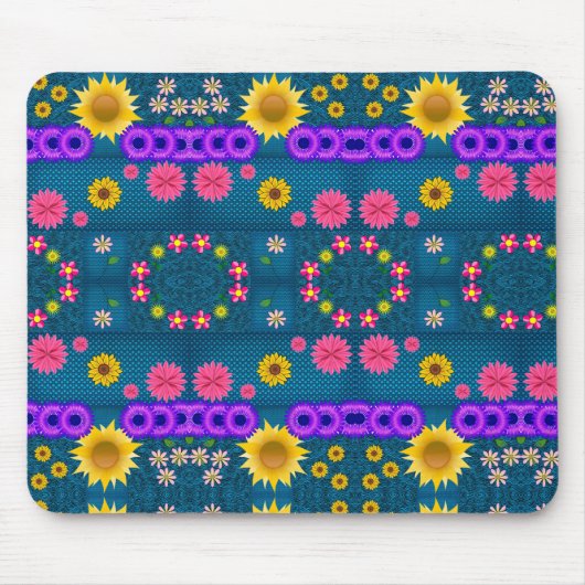 Mousepad Floral Muismat (Voorkant)