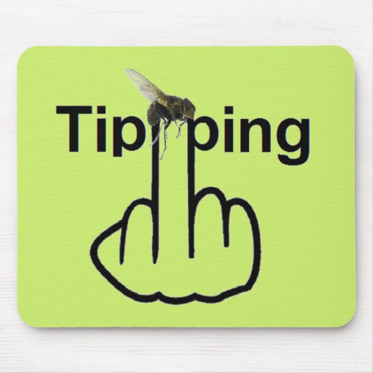 Mousepad Fly Tipping Flip Muismat (Voorkant)