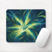 Mousepad Fractal Flower Blauw Palet Muismat (Met muis)