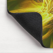 Mousepad Fractal Flower Yellow Palette Muismat (Hoek)