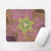 Mousepad Fractal Licht Paarse Palet Muismat (Met muis)