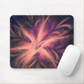 Mousepad Fractal Licht Paarse Palet Muismat (Met muis)