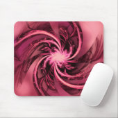 Mousepad Fractal Twisted Paarse & Plum Muismat (Met muis)