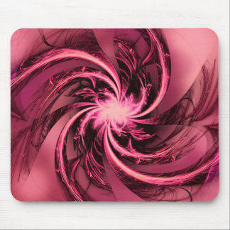 Mousepad Fractal Twisted Paarse & Plum Muismat